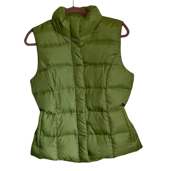 Eddie Bauer Goose down Puffer Vest. GUC size Small - Picture 3 of 8